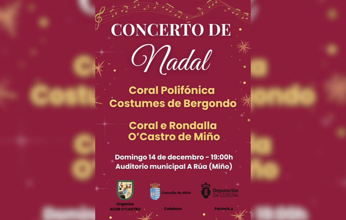 MIÑO ACDR O Castro concerto nadal