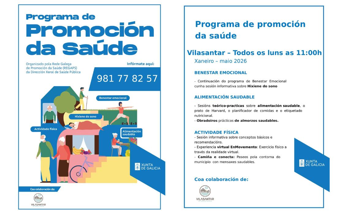 VILASANTAR programación saúde