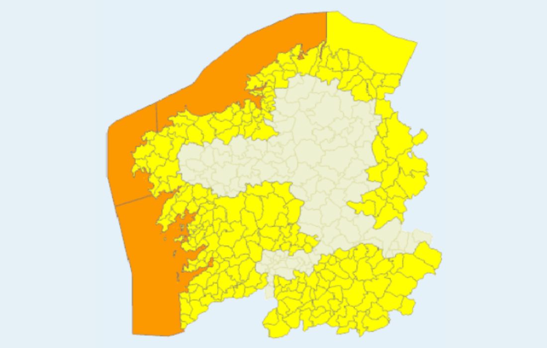 A CORUÑA alerta laranxa