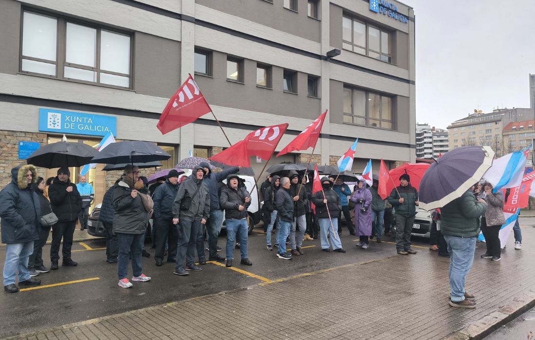 A CORUÑA folga bus 20 xan
