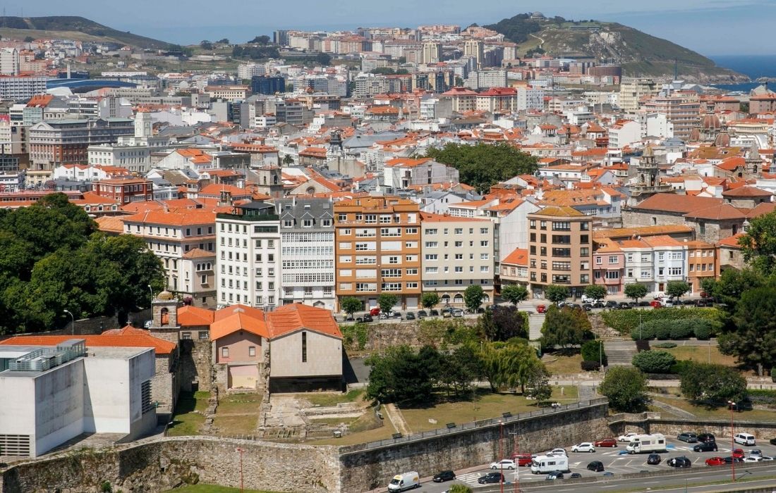 A CORUÑA vista panorámica