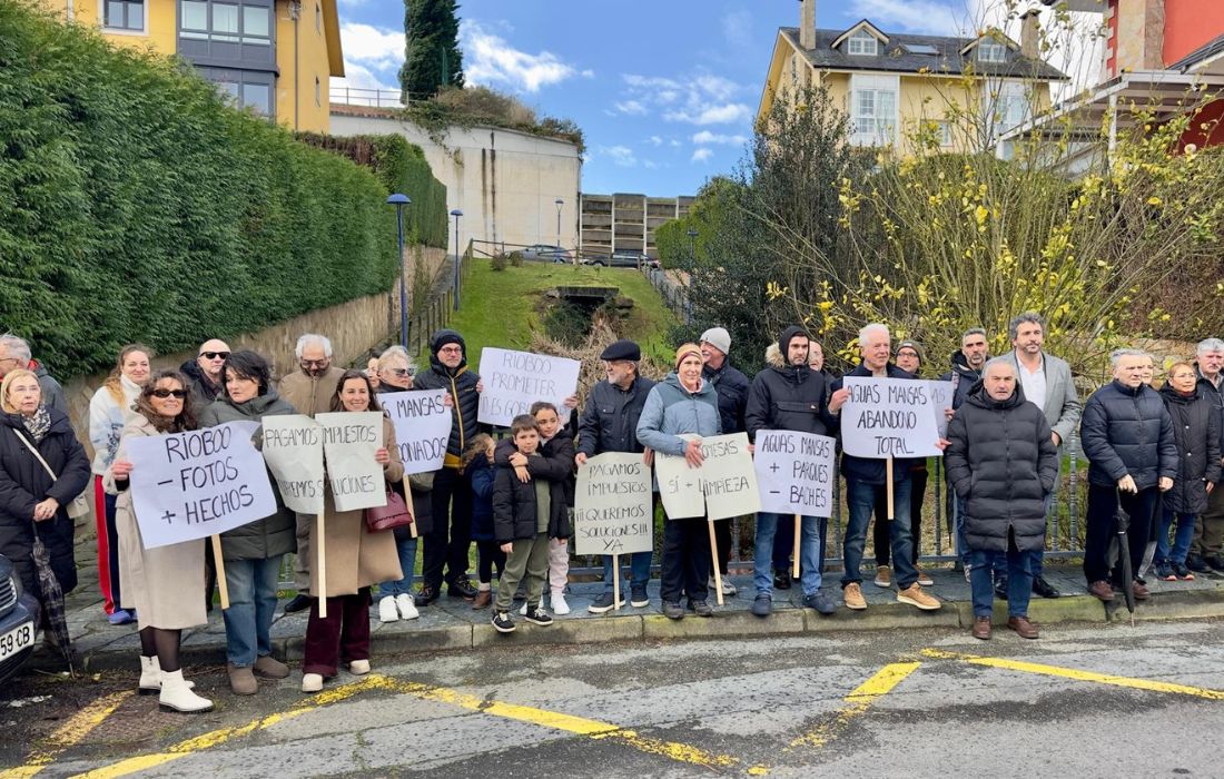 CULLEREDO protestas augas mansas