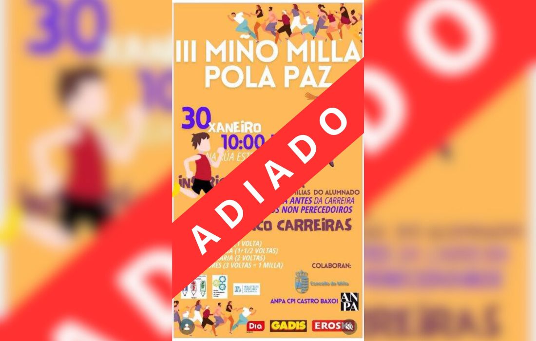 MIÑO adiada iii milla