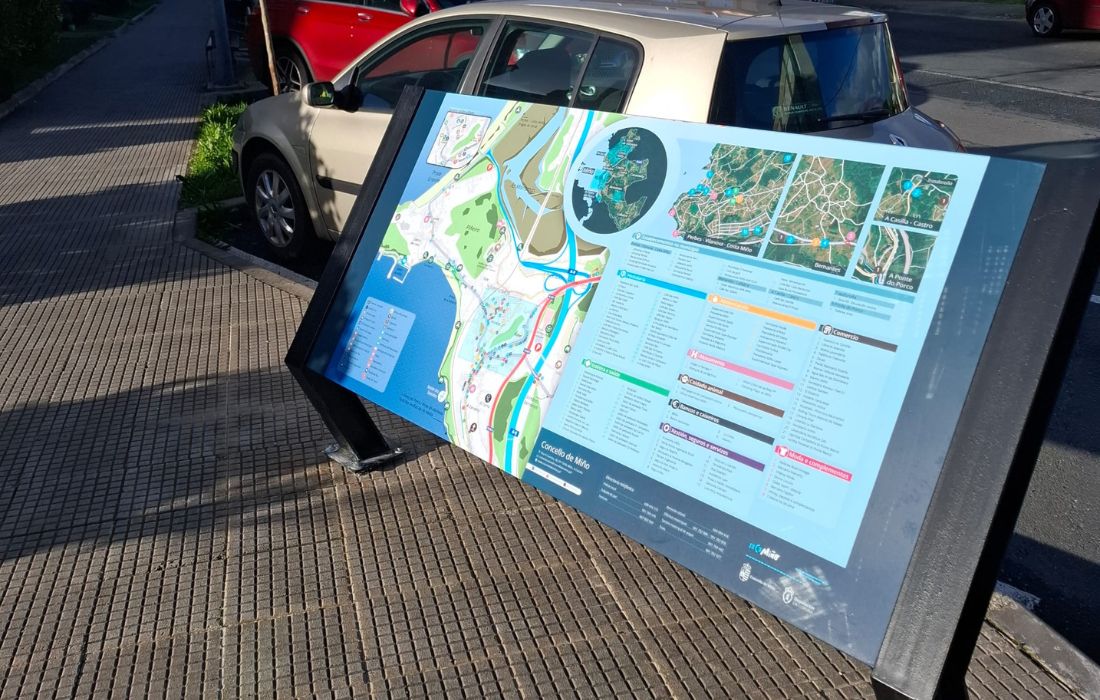 MIÑO panel informativo