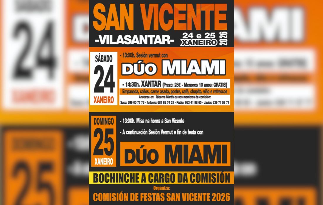 VILASANTAR festas san vicente