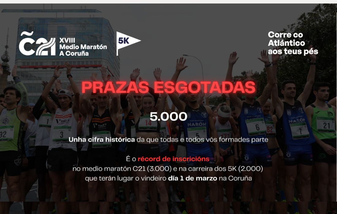 A CORUÑA C21 agotadas