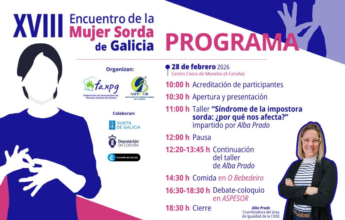 A CORUÑA encontro muller sorda