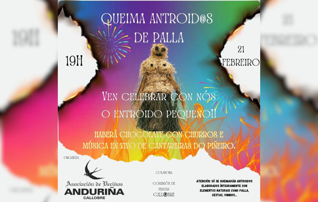 MIÑO queima antroidos de palla