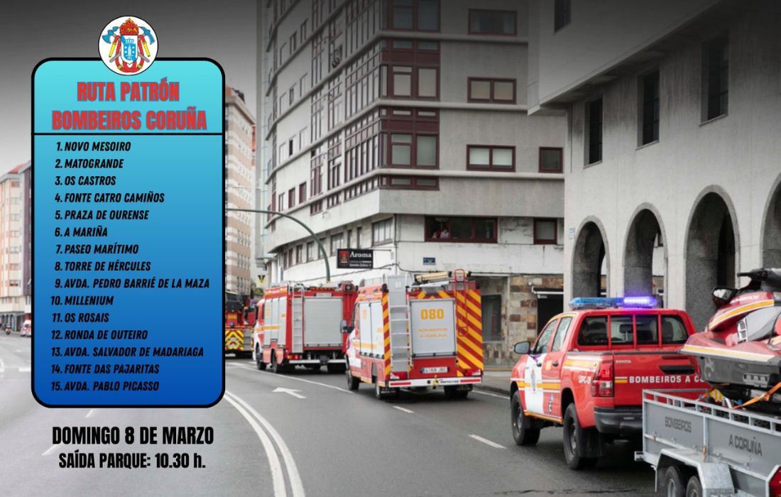 A CORUÑA bomberos marcha patrón