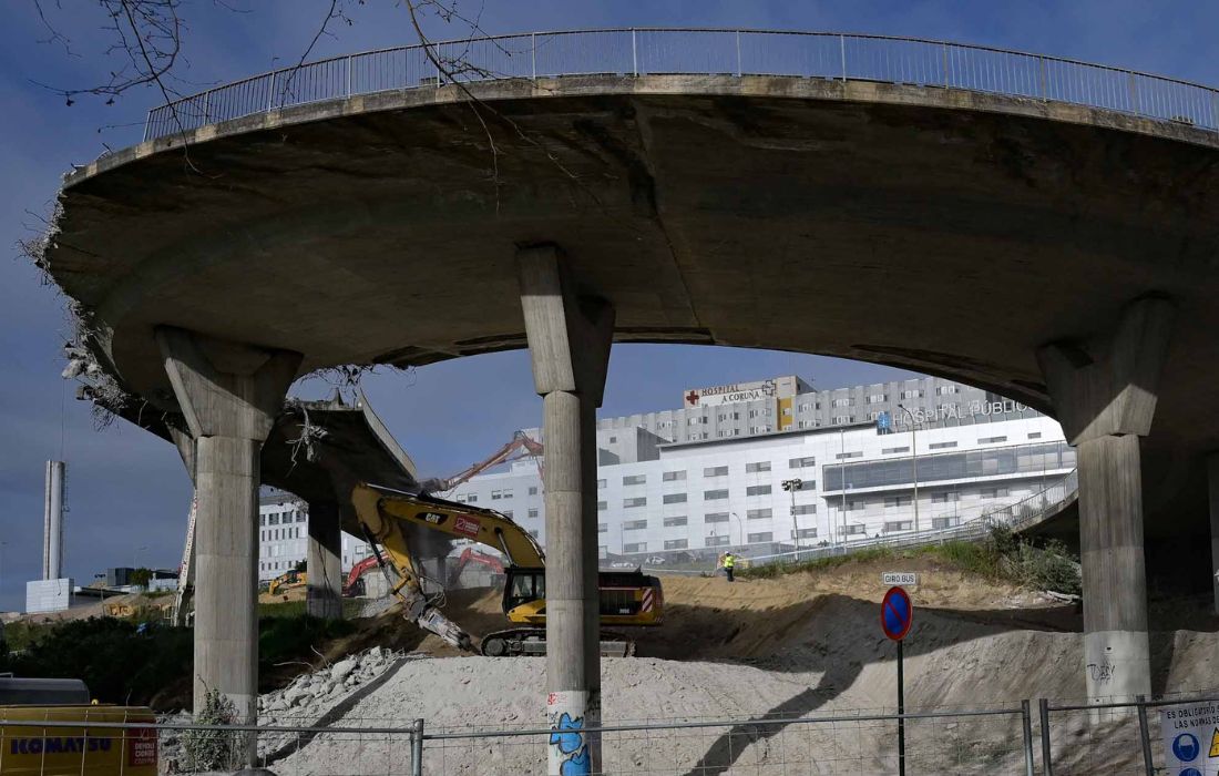 A CORUÑA derrumbo scalextric