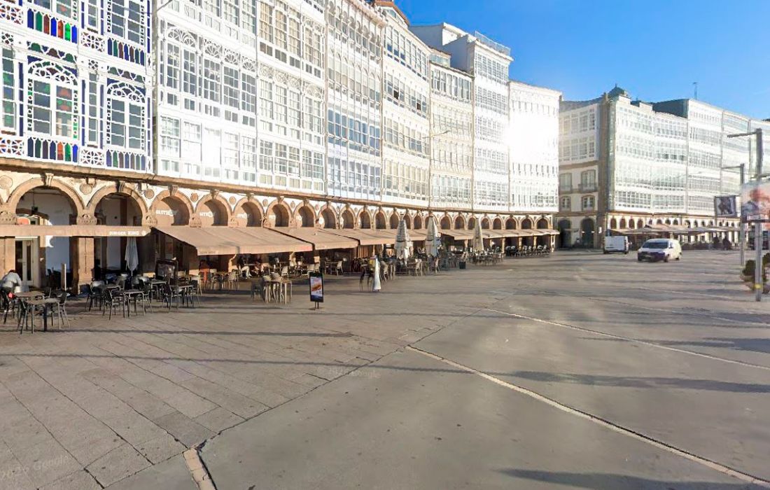 A CORUÑA terrazas e cristaleras