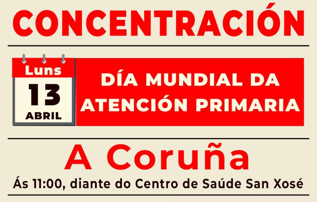 A CORUÑA concentración sanidad