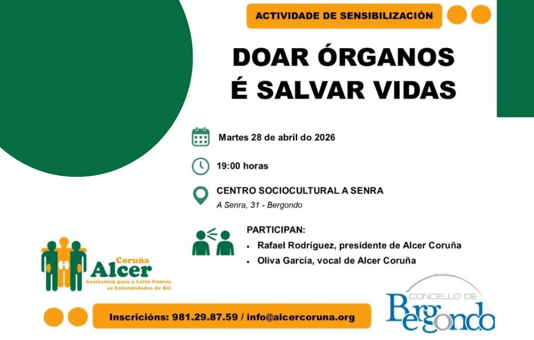 BERGONDO doar órganos