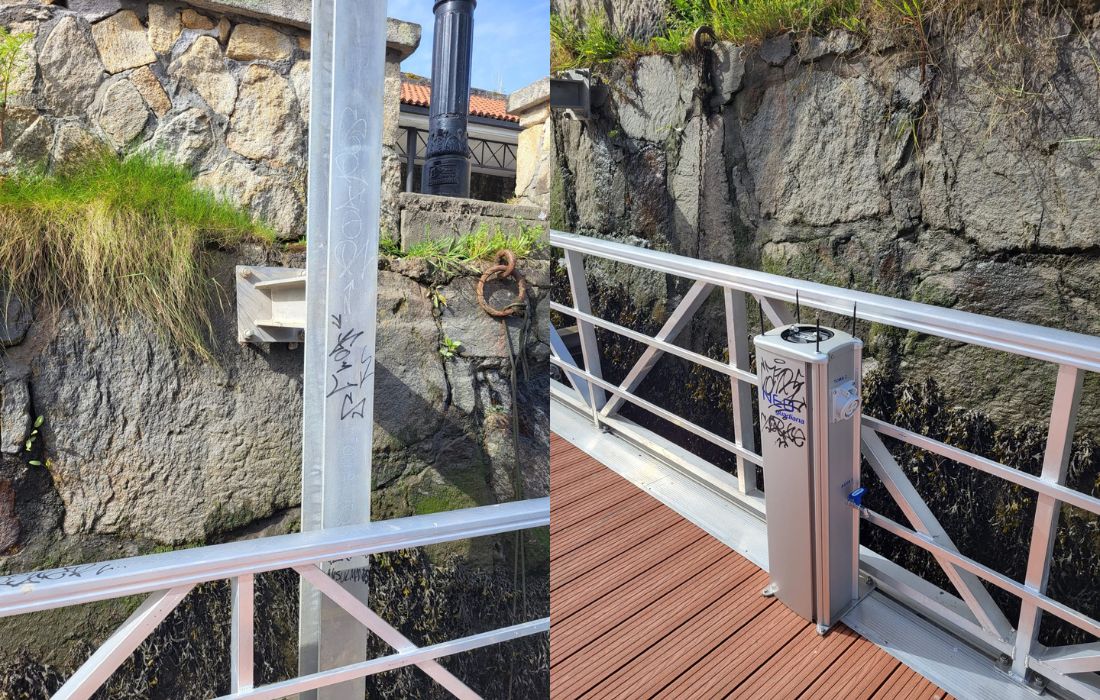 BETANZOS graffitis pantalan