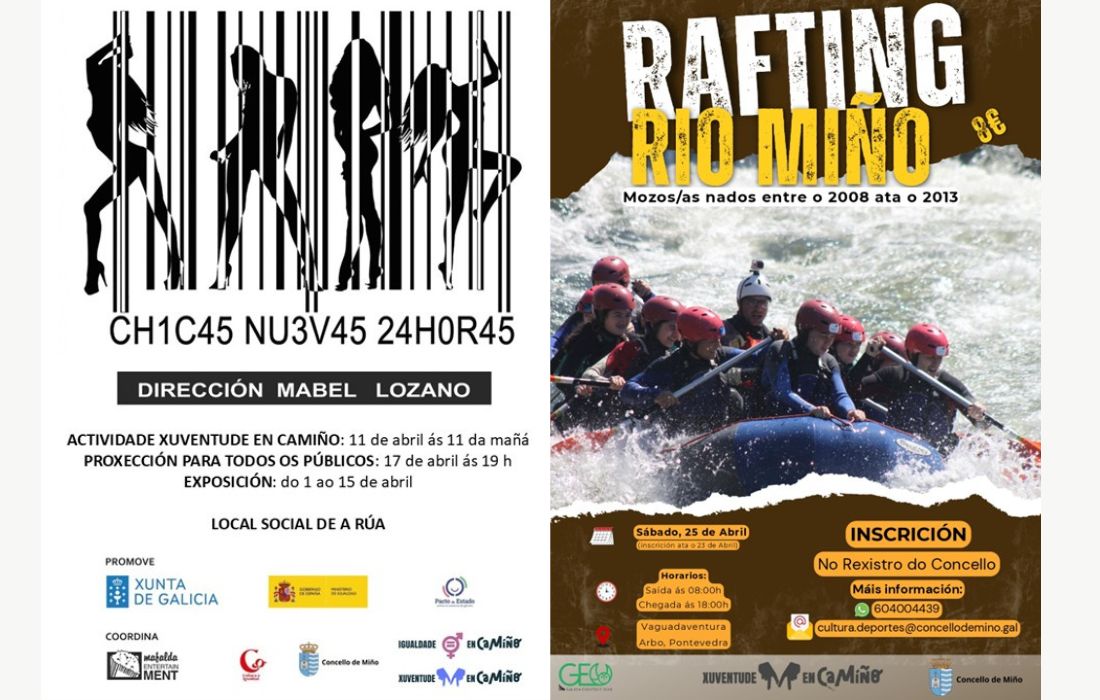 MIÑO actividades abril