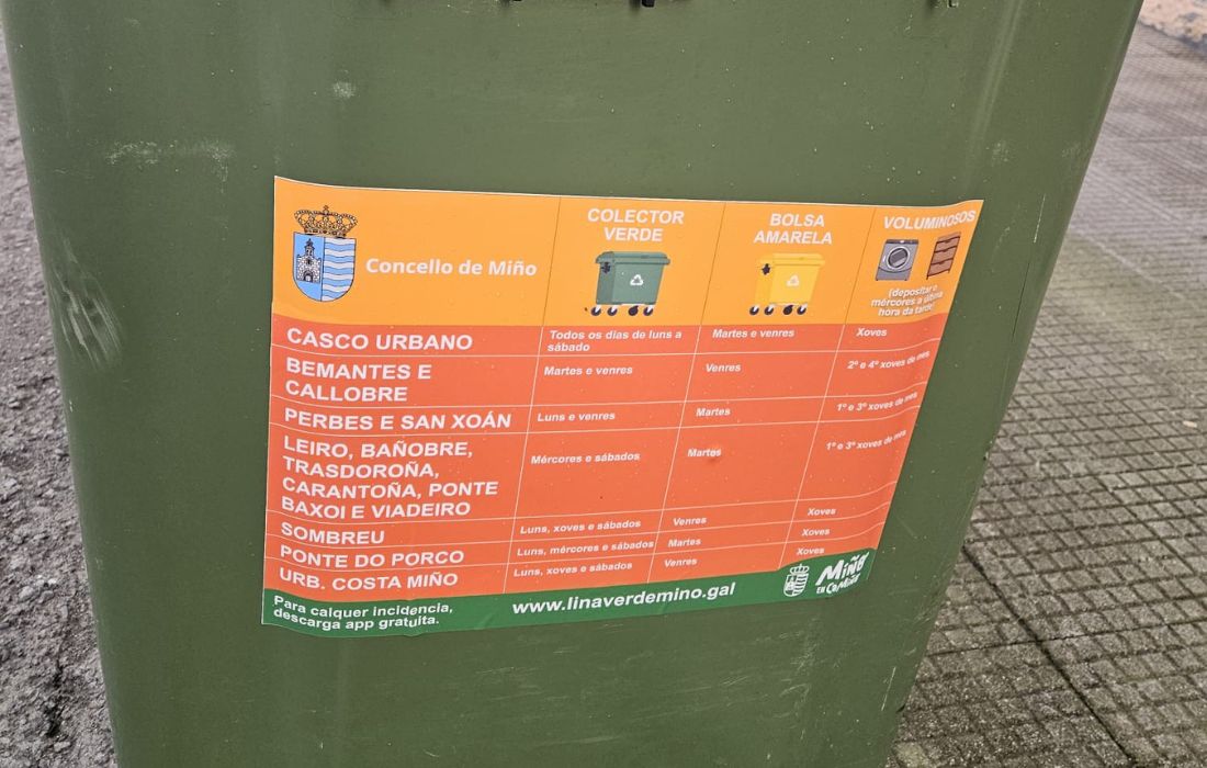 MIÑO campaña reciclaje