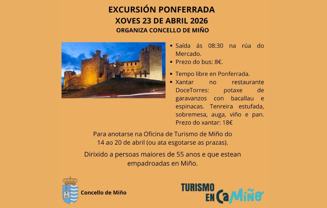 MIÑO excursion ponferrada