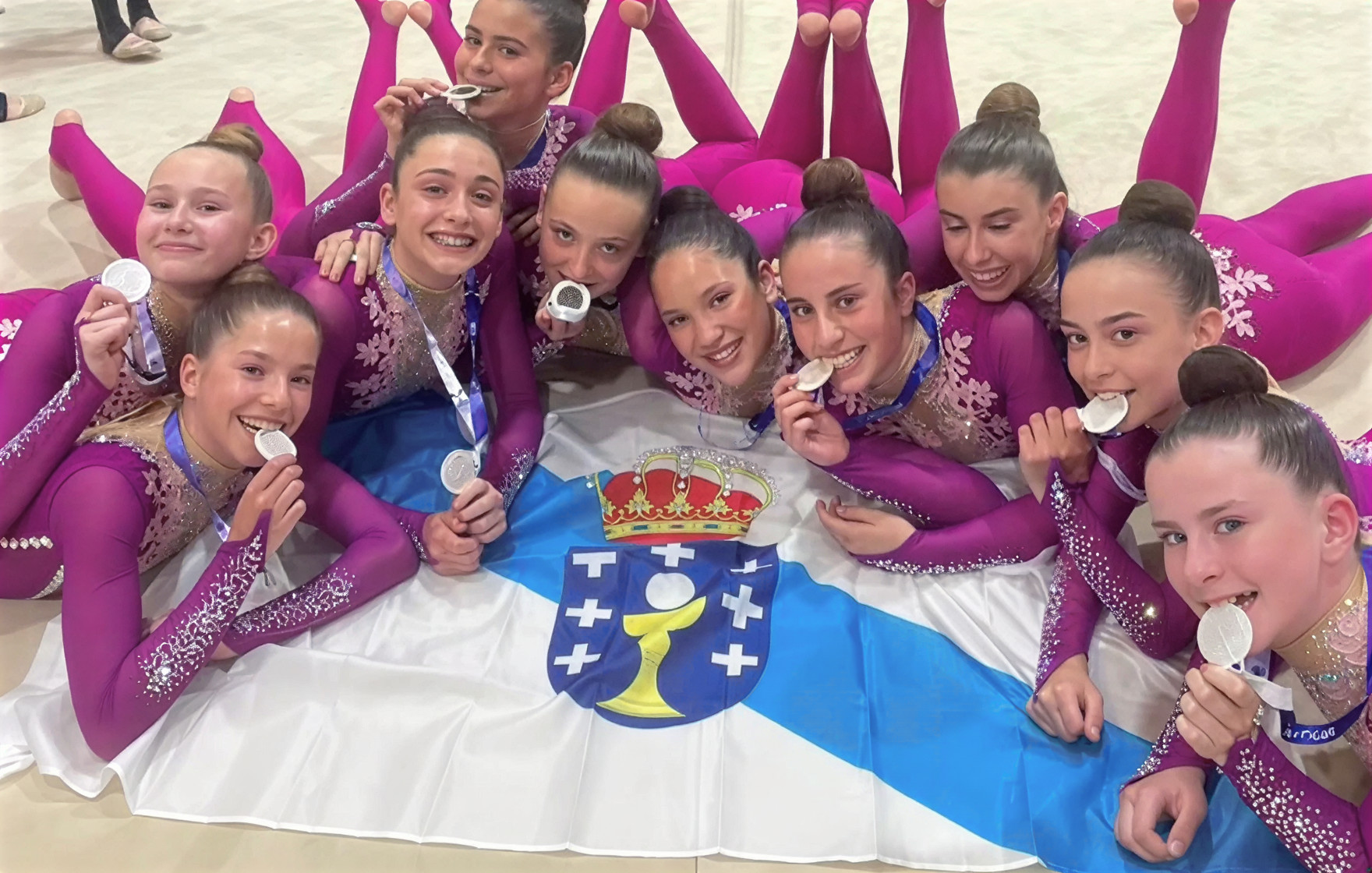 OLEIROS club ximnasia subcampeonas igualada