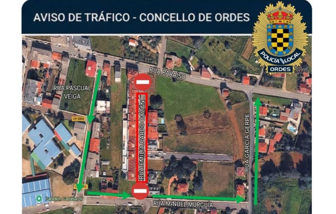 ORDES corte trafico
