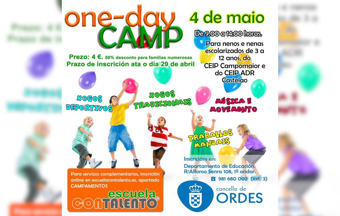ORDES one day camps