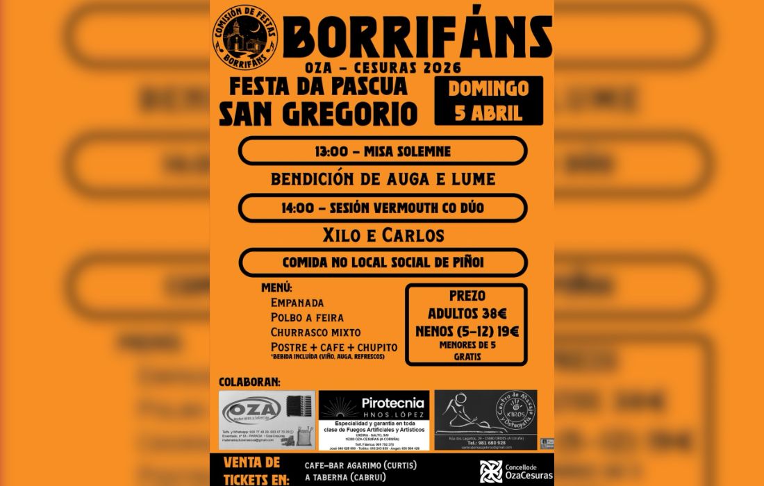 OZA-CESURAS borrifáns festa