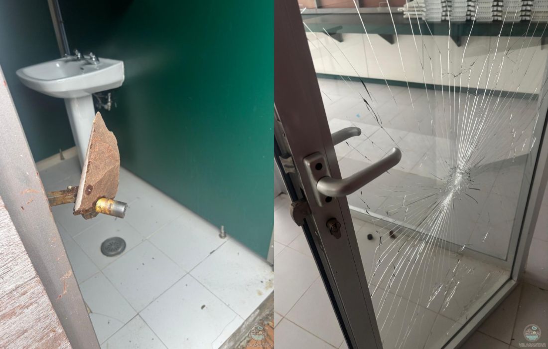 VILASANTAR actos vandálicos