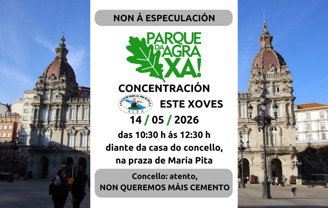 A CORUÑA concentración parque agra