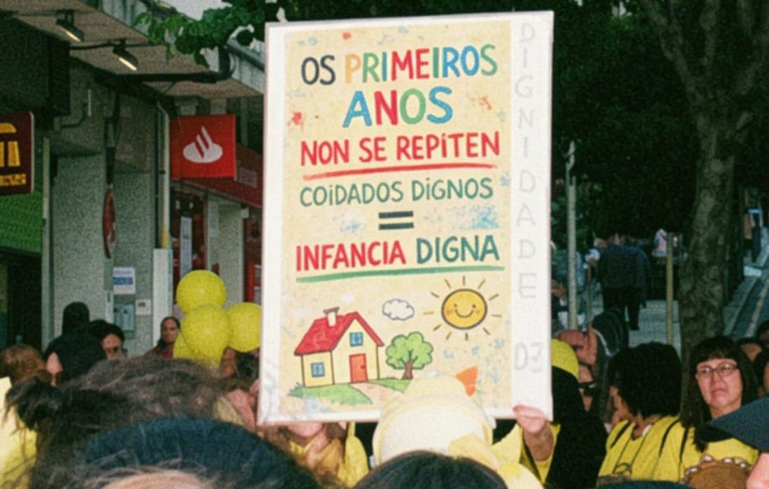 A CORUÑA manifestación educacion infantil