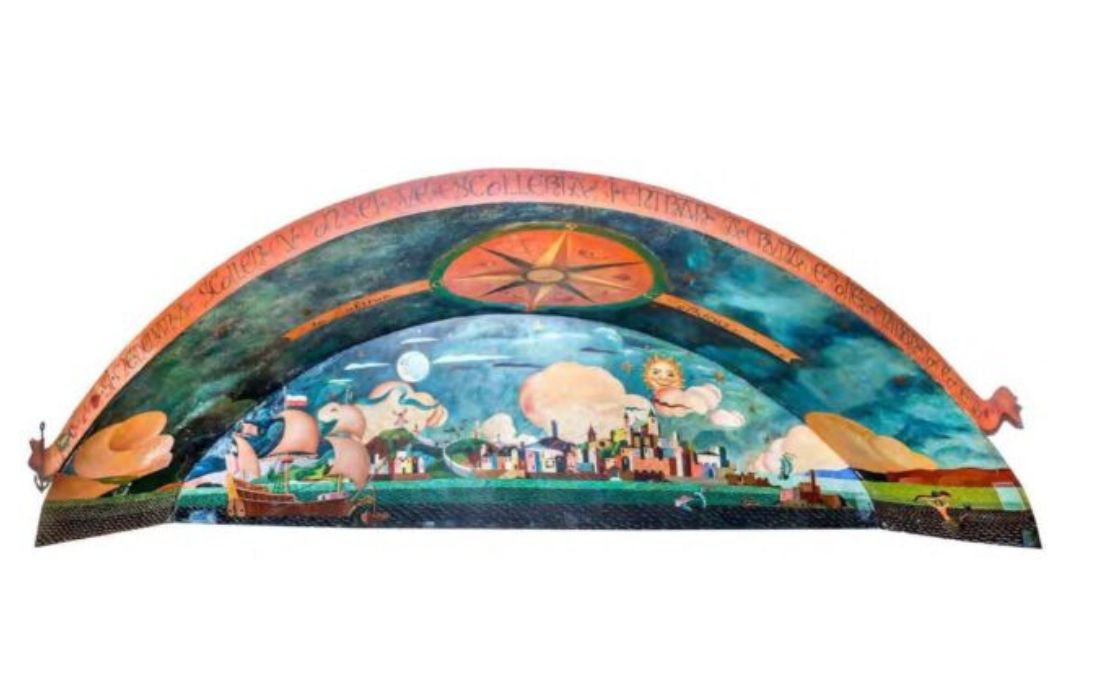 A CORUÑA mural lugris rua olmos