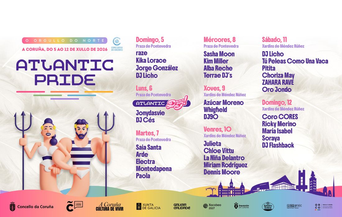A CORUÑA pride 2026 programa