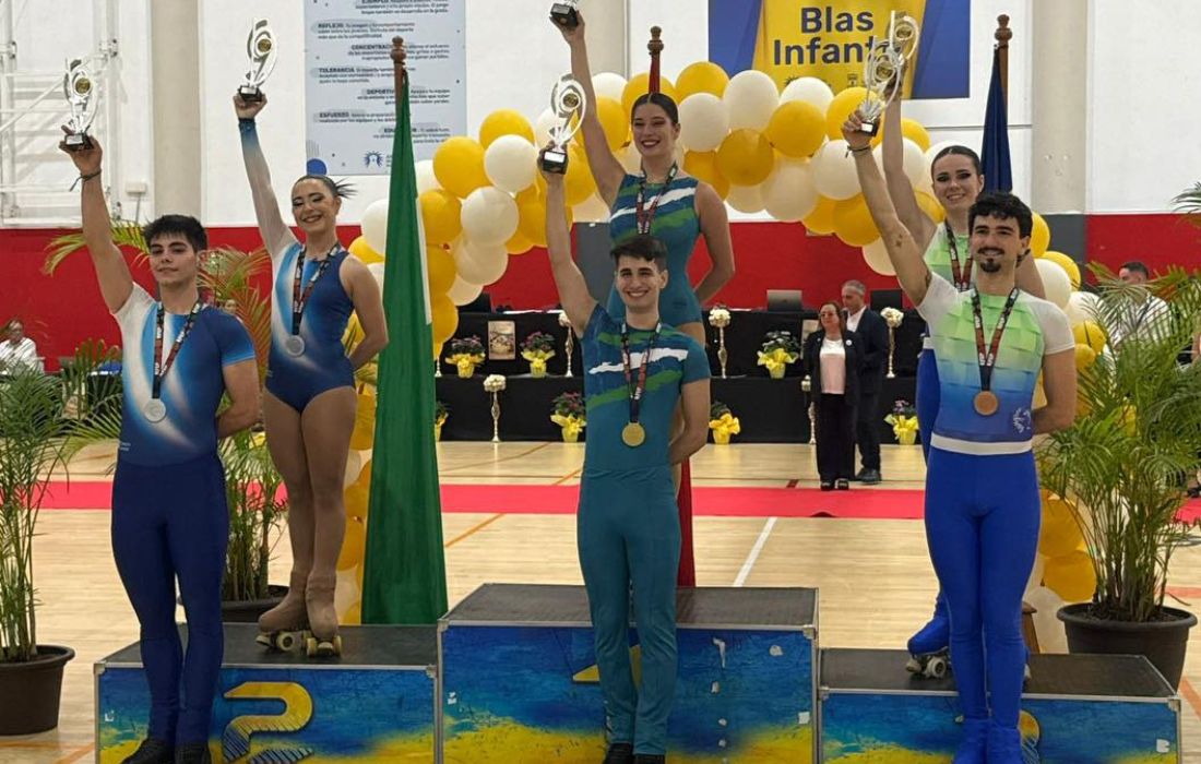 CAMBRE E CARRAL subcampeons patinaxe danza