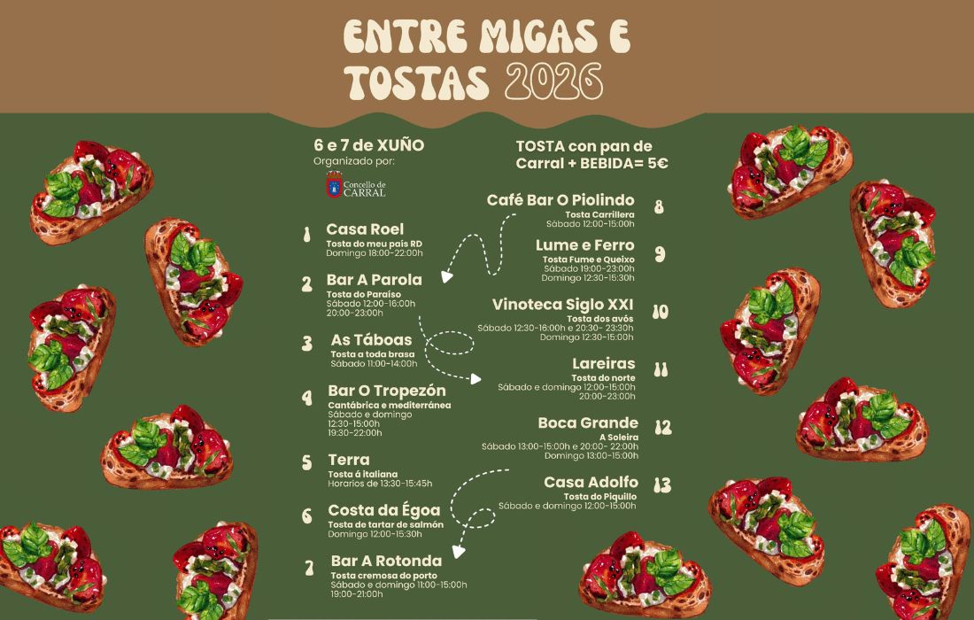 CARRAL entre migas e tostas 2026