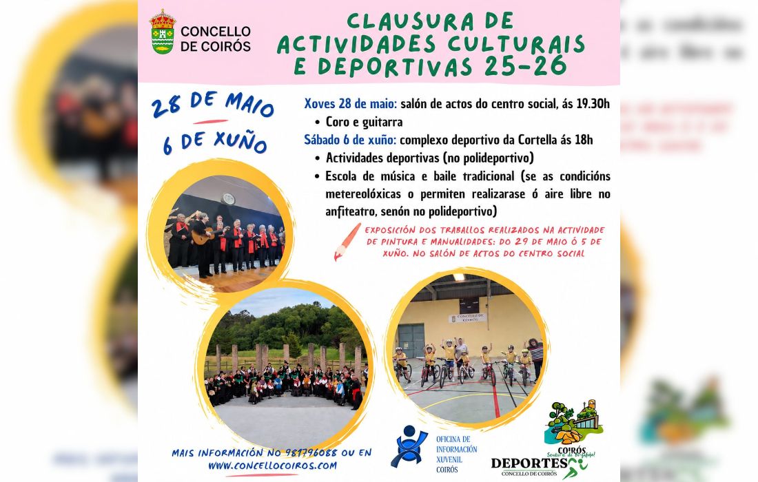 COIRÓS clausura actividades