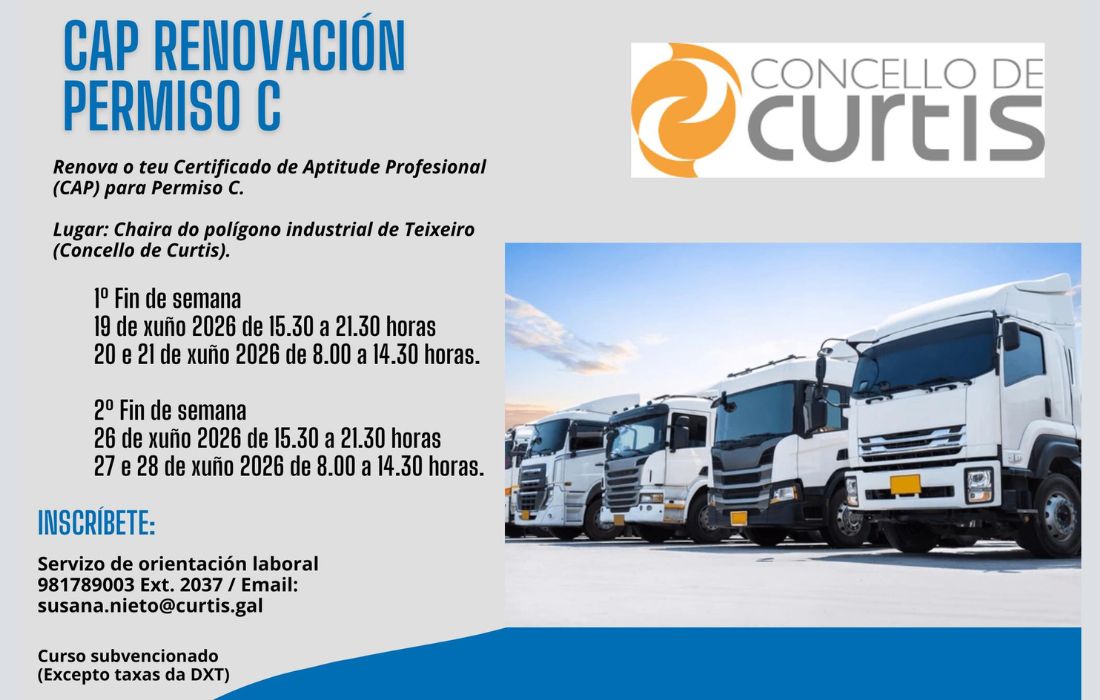 CURTIS cap renovación