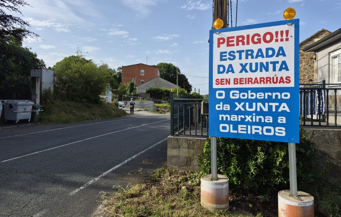 OLEIROS carteis aceras xunta