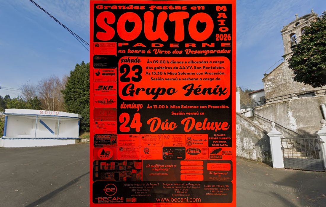 PADERNE festas souto 2026