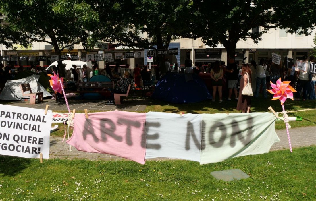A CORUÑA folga arte