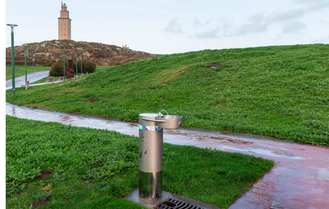A CORUÑA fonte para beber