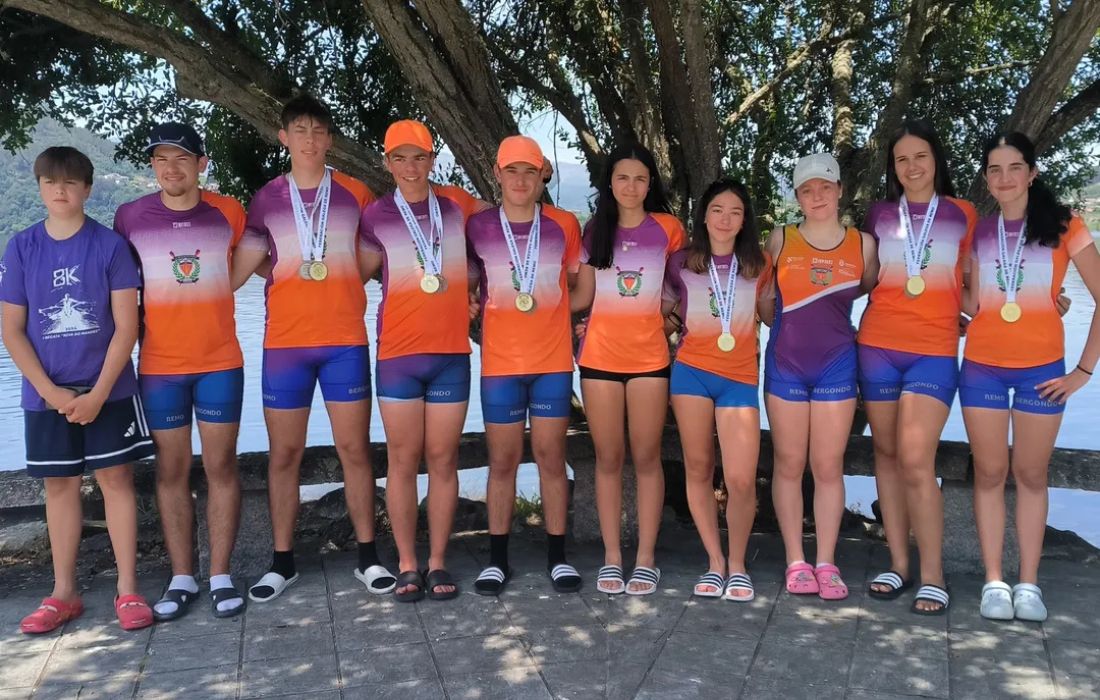 BERGONDO club remo mandeo medallas