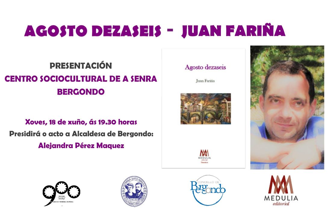BERGONDO presentación libro agosto dezaseis