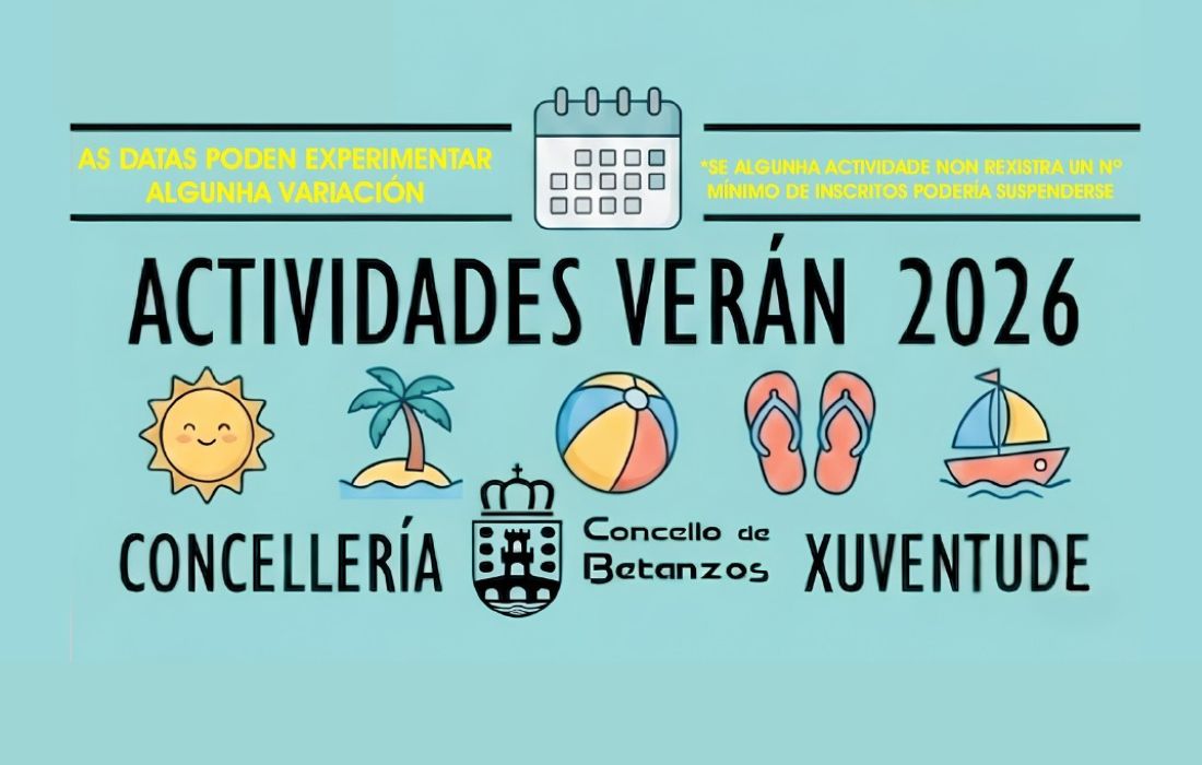 BETANZOS actividades verán 2026