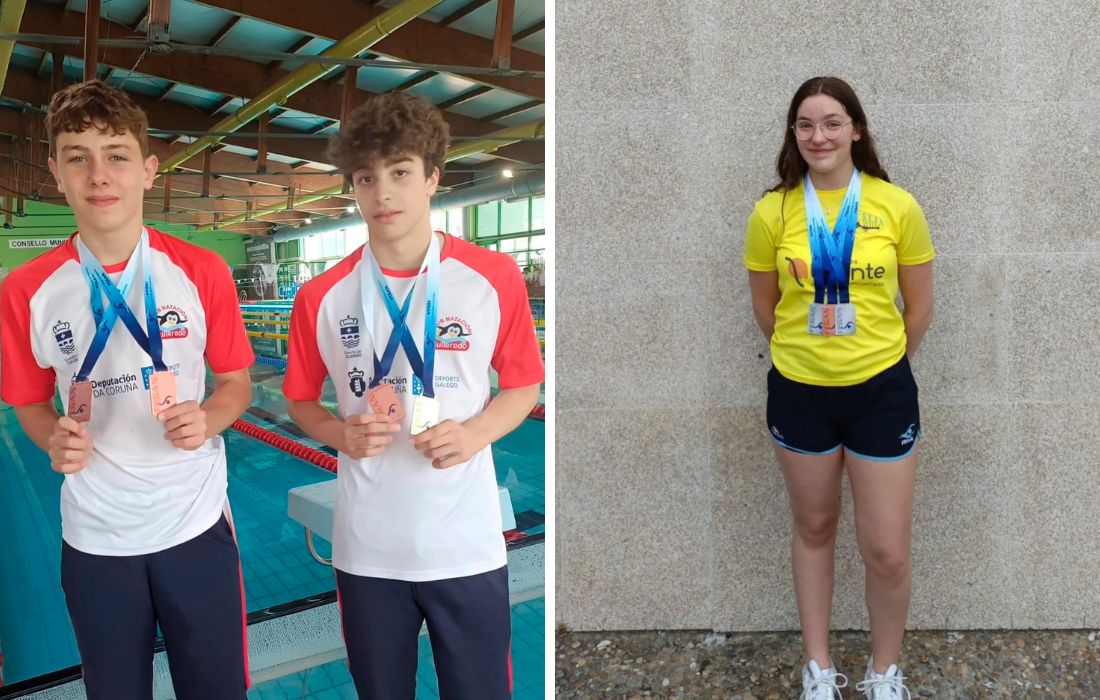 CULLEREDO E ORDES natación campeonato galego