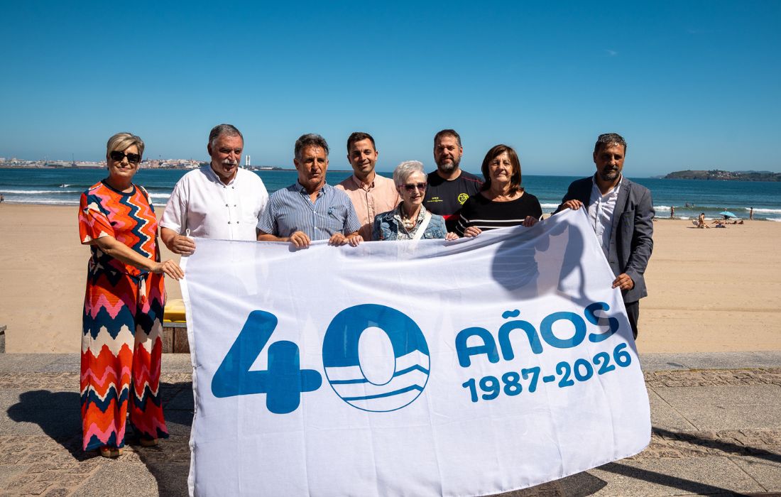 OLEIROS bandeira azul 40 años