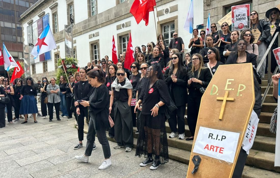 A CORUÑA folga arte
