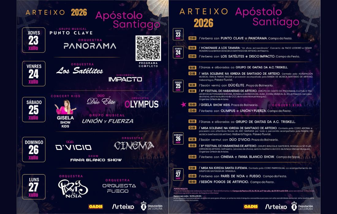 ARTEIXO festas apostol