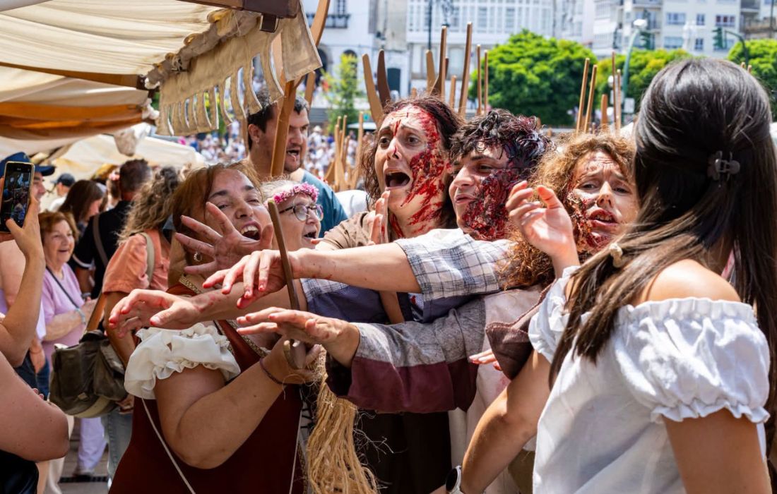 BETANZOS leprosos feira medieval