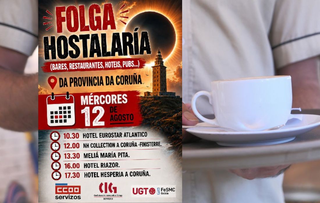 A CORUÑA folga hostelería