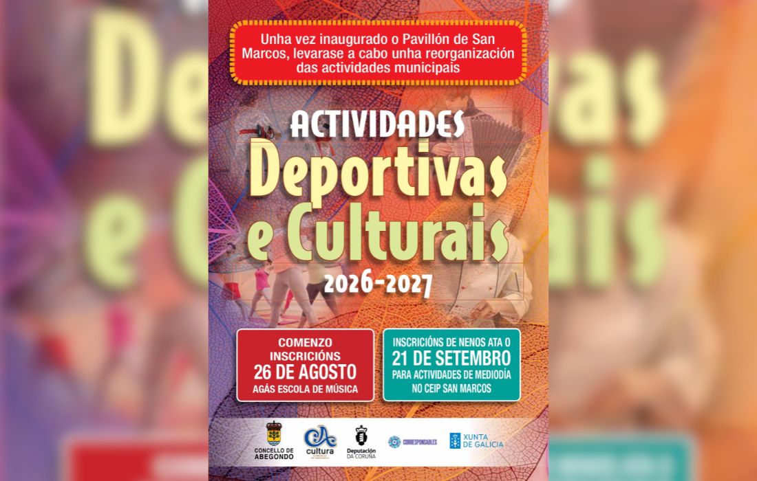 ABEGONDO actividades dep cult 2026