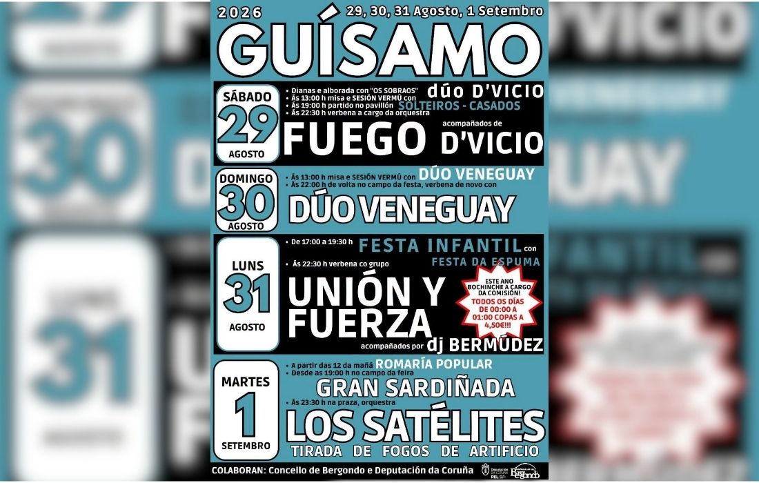 BERGONDO festas guisamo