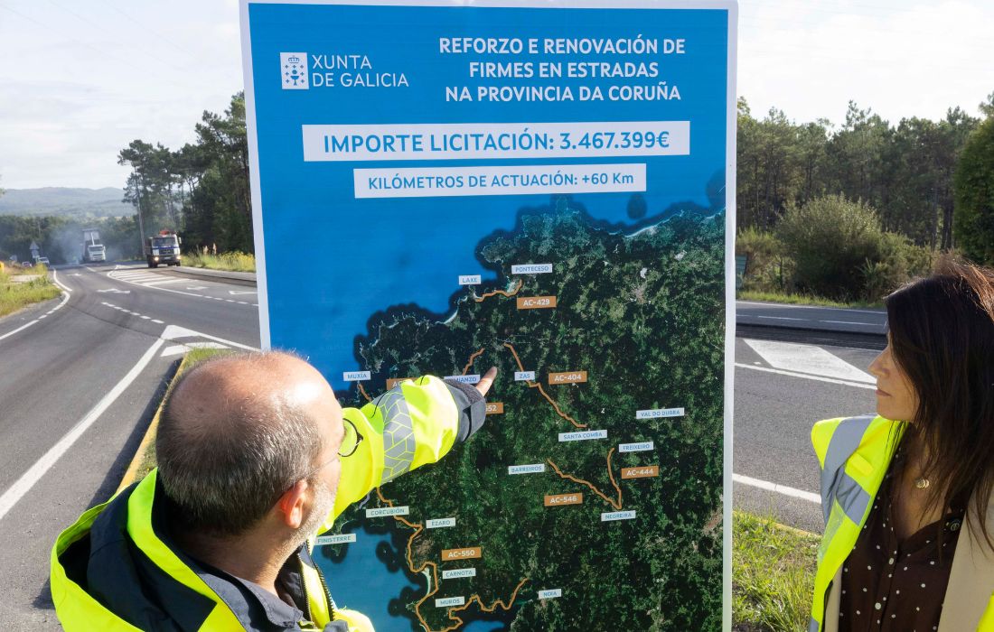 SADA obras estradas coruña